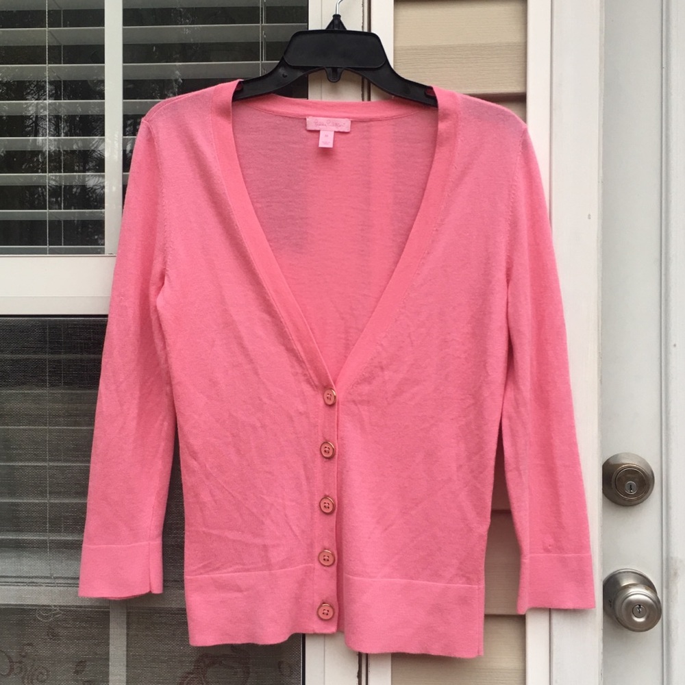 Lilly Pulitzer Pink Cardigan